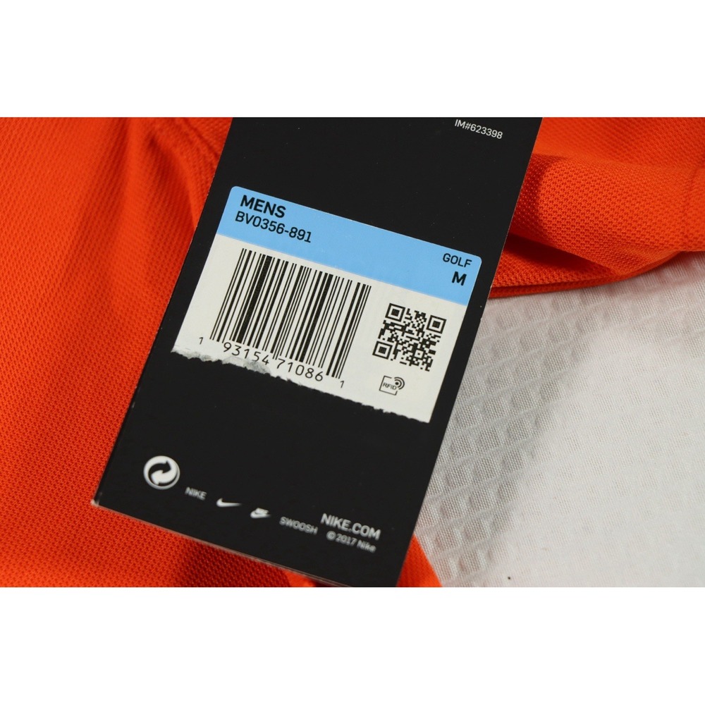 Nike Golf Dri-FIT Victory LA Clippers Polo Shirt Mens M Orange BV0356-891 NWT - Picture 6 of 6